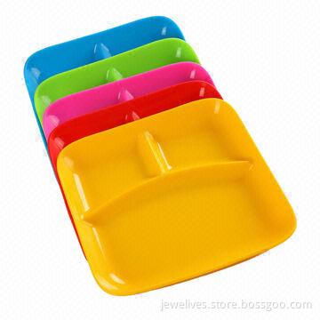 Hot selling three cavities silicone plates, suitable for school for student
